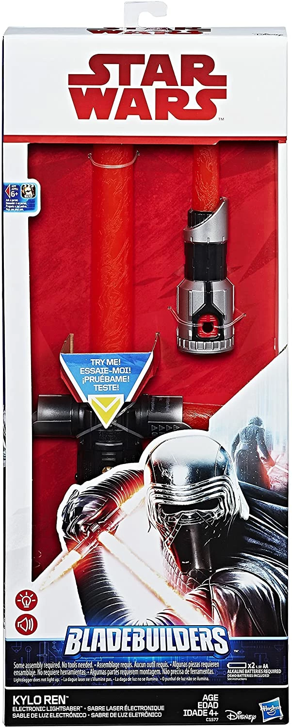 ShopHippo Star Wars: The Last Jedi Bladebuilders Kylo Ren Electronic Lightsaber New 4 ShopHippo Star Wars: The Last Jedi Bladebuilders Kylo Ren Electronic Lightsaber New
