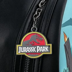 New LOUNGEFLY POP Jurassic Park Gates Womens Double Strap Shoulder Bag Purse 15 New LOUNGEFLY POP Jurassic Park Gates Womens Double Strap Shoulder Bag Purse