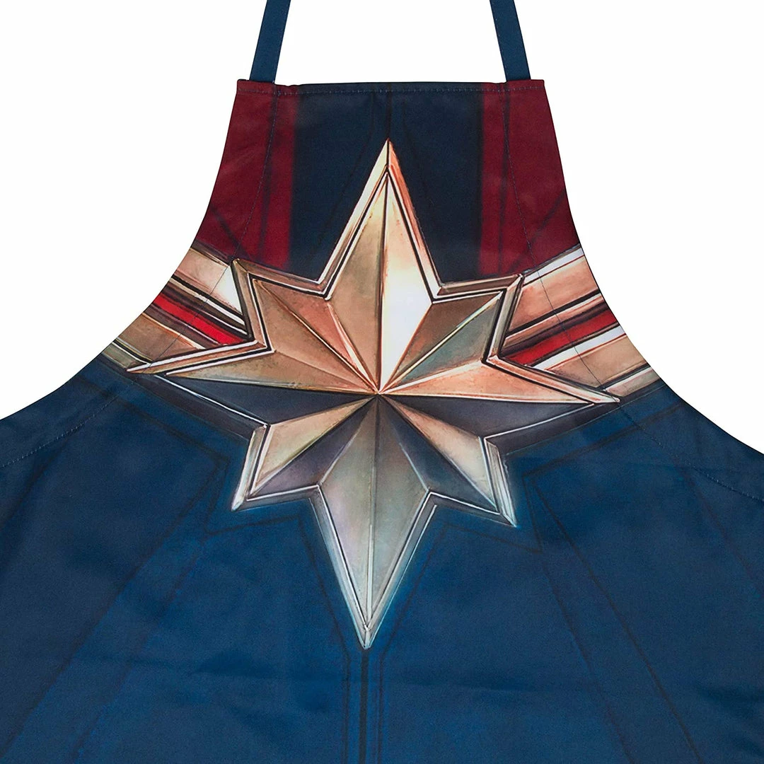 ShopHippo New CAPTAIN MARVEL Kitchen Apron - One Size Fits Most - Super For Avengers Fans Who Like To Bake And Cook - Polyester 4 ShopHippo New CAPTAIN MARVEL Kitchen Apron - One Size Fits Most - Super For Avengers Fans Who Like To Bake And Cook - Polyester