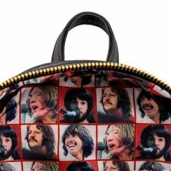 LOUNGEFLY The Beatles Let It Be Vinyl Record Women's Double Strap Shoulder Bag Purse 10 LOUNGEFLY The Beatles Let It Be Vinyl Record Women's Double Strap Shoulder Bag Purse