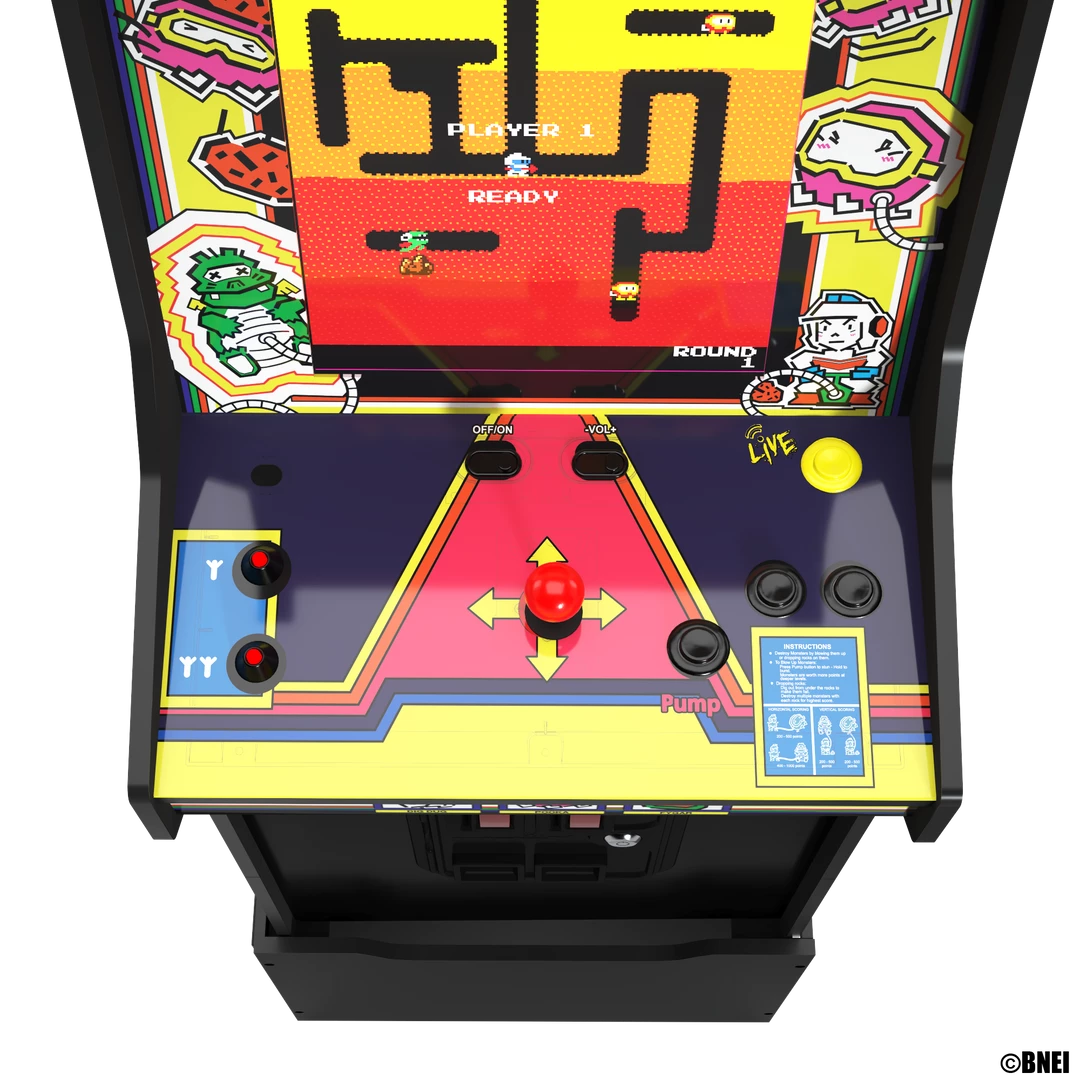 ARCADE1UP BANDAI NAMCO ENTERTAINMENT LEGACY ARCADE GAME DIG DUG EDITION New 7 ARCADE1UP BANDAI NAMCO ENTERTAINMENT LEGACY ARCADE GAME DIG DUG EDITION New