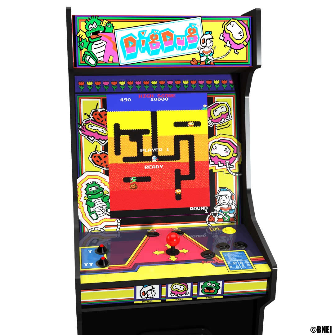 ARCADE1UP BANDAI NAMCO ENTERTAINMENT LEGACY ARCADE GAME DIG DUG EDITION New 8 ARCADE1UP BANDAI NAMCO ENTERTAINMENT LEGACY ARCADE GAME DIG DUG EDITION New