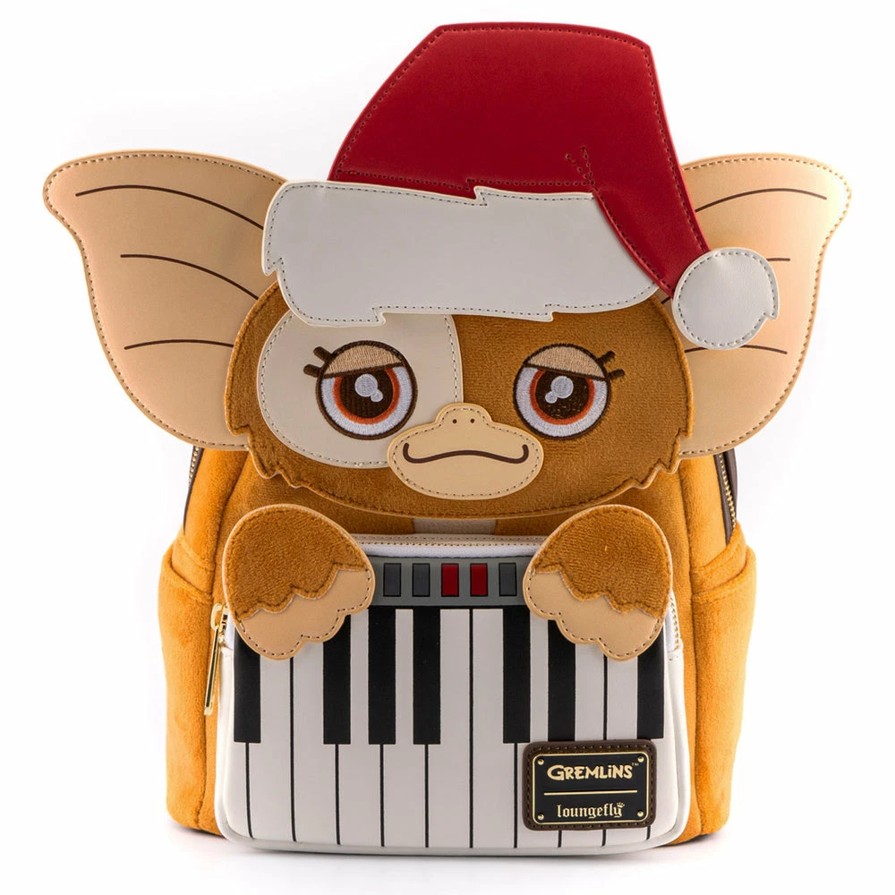 New LOUNGEFLY Gremlins Gizmo Holiday Cosplay Adult Womens Double Strap Shoulder Bag Purse With Removable Hat 3 New LOUNGEFLY Gremlins Gizmo Holiday Cosplay Adult Womens Double Strap Shoulder Bag Purse With Removable Hat