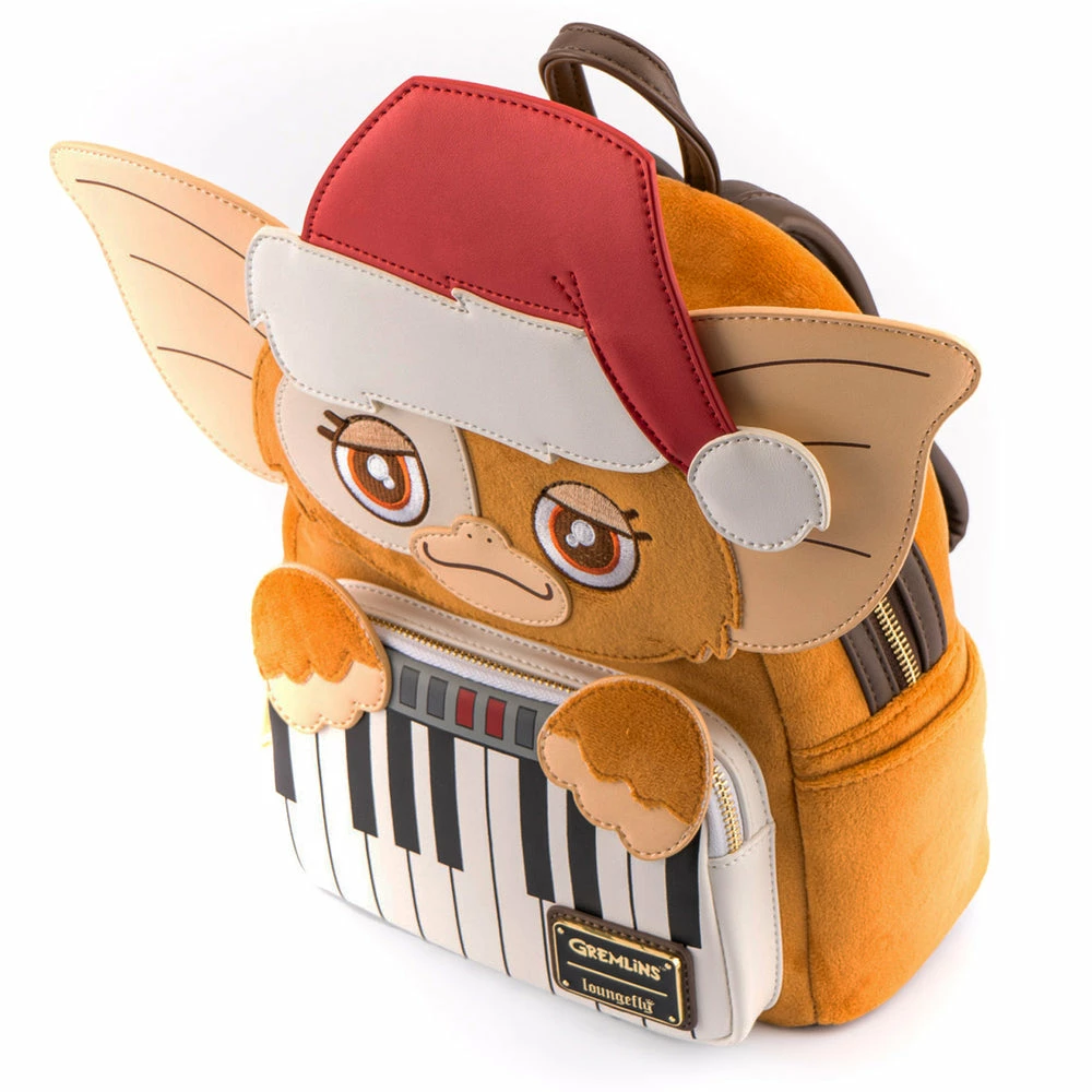 New LOUNGEFLY Gremlins Gizmo Holiday Cosplay Adult Womens Double Strap Shoulder Bag Purse With Removable Hat 8 New LOUNGEFLY Gremlins Gizmo Holiday Cosplay Adult Womens Double Strap Shoulder Bag Purse With Removable Hat