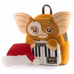 New LOUNGEFLY Gremlins Gizmo Holiday Cosplay Adult Womens Double Strap Shoulder Bag Purse With Removable Hat 14 New LOUNGEFLY Gremlins Gizmo Holiday Cosplay Adult Womens Double Strap Shoulder Bag Purse With Removable Hat