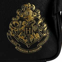 LOUNGEFLY Harry Potter Trilogy Triple Pocket Womens Double Strap Shoulder Bag Purse New 15 LOUNGEFLY Harry Potter Trilogy Triple Pocket Womens Double Strap Shoulder Bag Purse New