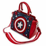 New LOUNGEFLY Marvel Captain America 80th Anniversary Floral Shield Crossbody 7 New LOUNGEFLY Marvel Captain America 80th Anniversary Floral Shield Crossbody