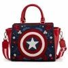New LOUNGEFLY Marvel Captain America 80th Anniversary Floral Shield Crossbody 2 New LOUNGEFLY Marvel Captain America 80th Anniversary Floral Shield Crossbody