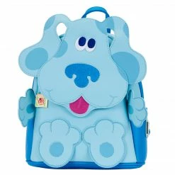 LOUNGEFLY Blue's Clues Blue Cosplay Womens Double Strap Shoulder Bag Purse