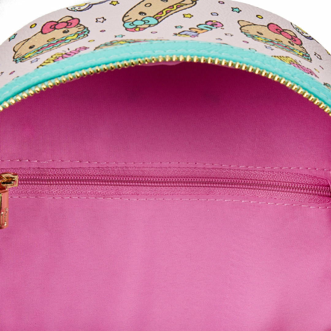 New LOUNGEFLY Sanrio Hello Kitty Burger Mini Backpack 6 New LOUNGEFLY Sanrio Hello Kitty Burger Mini Backpack