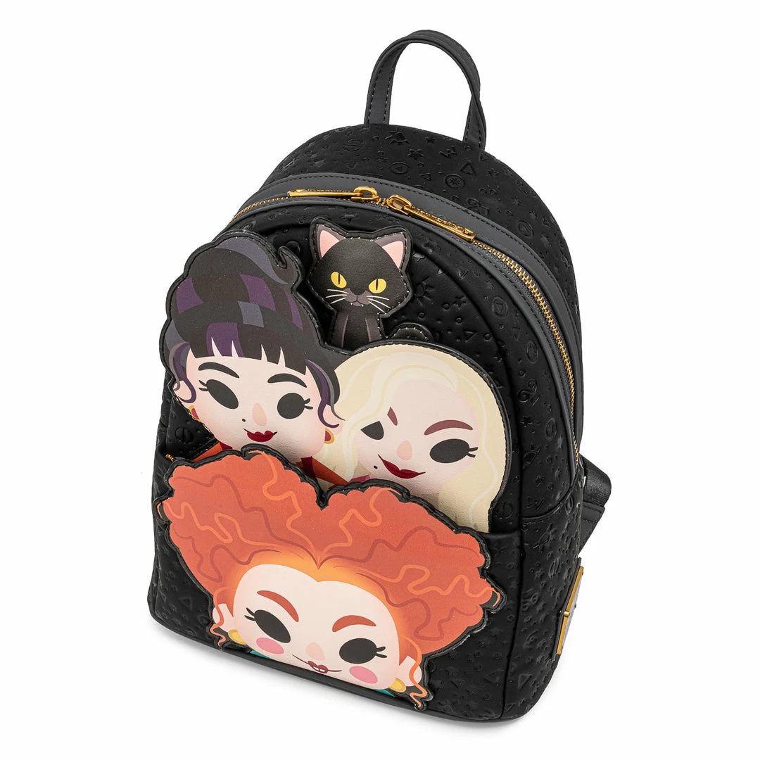 New LOUNGEFLY Disney Hocus Pocus Sanderson Sisters Mini Backpack 5 New LOUNGEFLY Disney Hocus Pocus Sanderson Sisters Mini Backpack