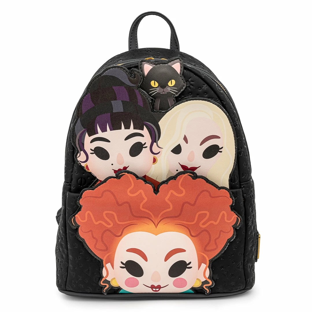 New LOUNGEFLY Disney Hocus Pocus Sanderson Sisters Mini Backpack 4 New LOUNGEFLY Disney Hocus Pocus Sanderson Sisters Mini Backpack