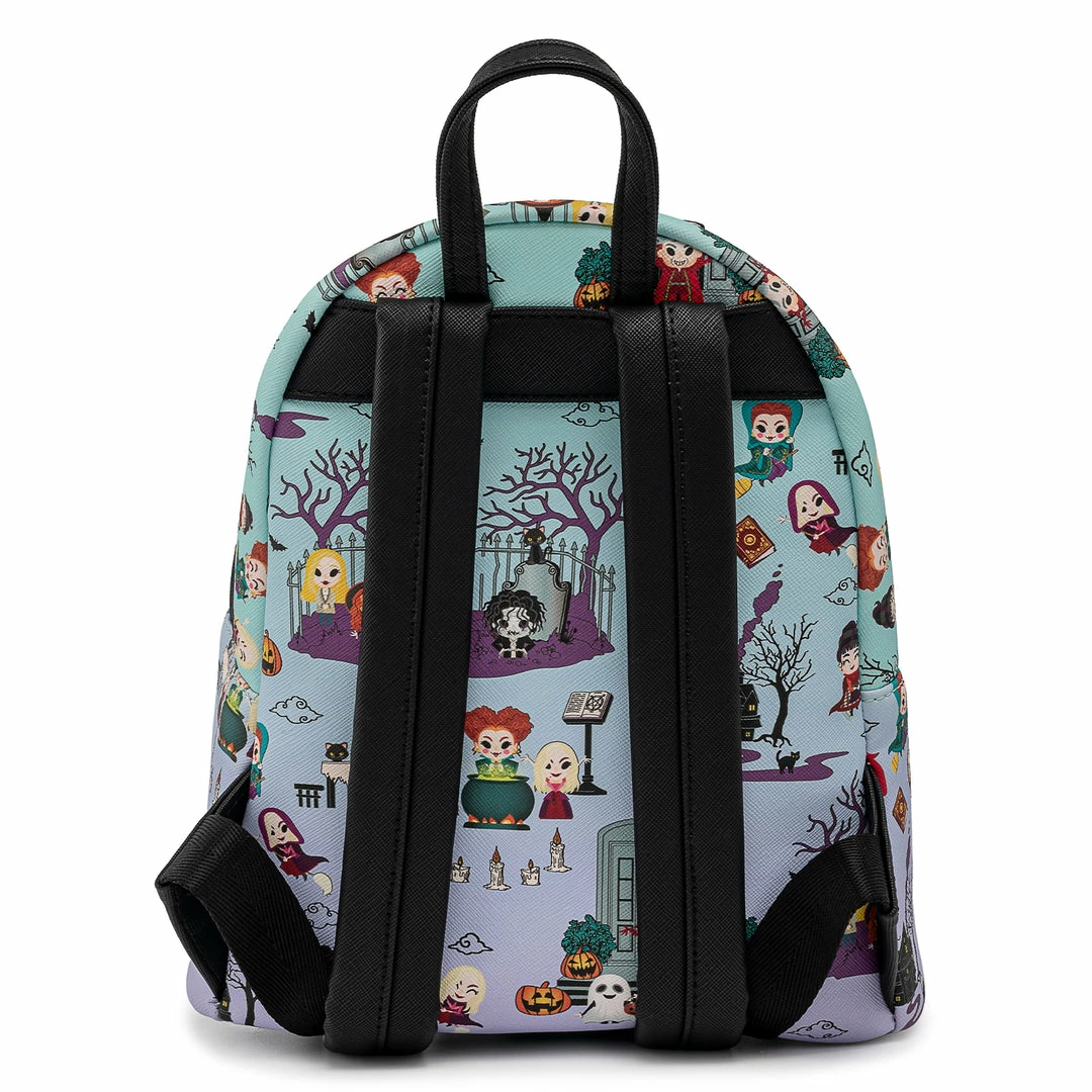 LOUNGEFLY Disney Hocus Pocus Scene Aop Mini Backpack 4 LOUNGEFLY Disney Hocus Pocus Scene Aop Mini Backpack
