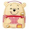 New LOUNGEFLY Disney Winnie The Pooh Gingham Womens Double Strap Shoulder Bag Purse 1 New LOUNGEFLY Disney Winnie The Pooh Gingham Womens Double Strap Shoulder Bag Purse