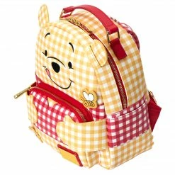 New LOUNGEFLY Disney Winnie The Pooh Gingham Womens Double Strap Shoulder Bag Purse 11 New LOUNGEFLY Disney Winnie The Pooh Gingham Womens Double Strap Shoulder Bag Purse