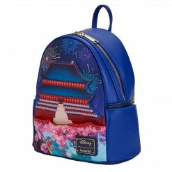 New LOUNGEFLY Disney Mulan Castle Light Up Mini Backpack Mulan One Size 13 New LOUNGEFLY Disney Mulan Castle Light Up Mini Backpack Mulan One Size
