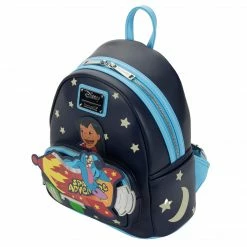 LOUNGEFLY Disney Lilo And Stitch Space Adventure Womens Double Strap Shoulder Bag Purse 15 LOUNGEFLY Disney Lilo And Stitch Space Adventure Womens Double Strap Shoulder Bag Purse