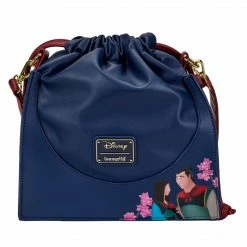 LOUNGEFLY Disney Mulan Castle Cinch Sack Crossbody Bag Mulan One Size New 9 LOUNGEFLY Disney Mulan Castle Cinch Sack Crossbody Bag Mulan One Size New