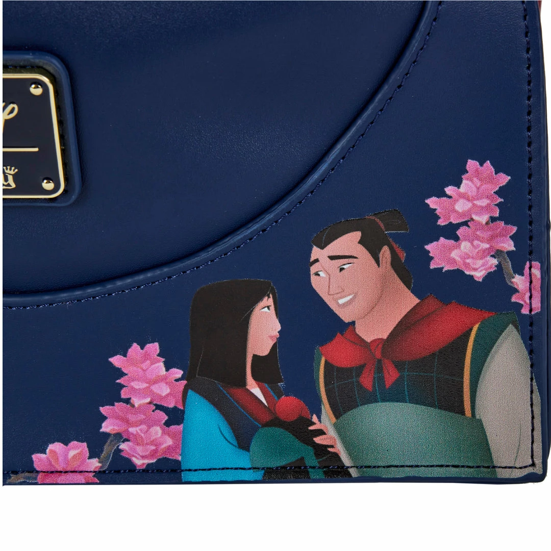 LOUNGEFLY Disney Mulan Castle Cinch Sack Crossbody Bag Mulan One Size New 8 LOUNGEFLY Disney Mulan Castle Cinch Sack Crossbody Bag Mulan One Size New