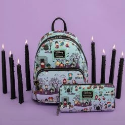 LOUNGEFLY Disney Hocus Pocus Scene Aop Ziparound Wallet New 9 LOUNGEFLY Disney Hocus Pocus Scene Aop Ziparound Wallet New