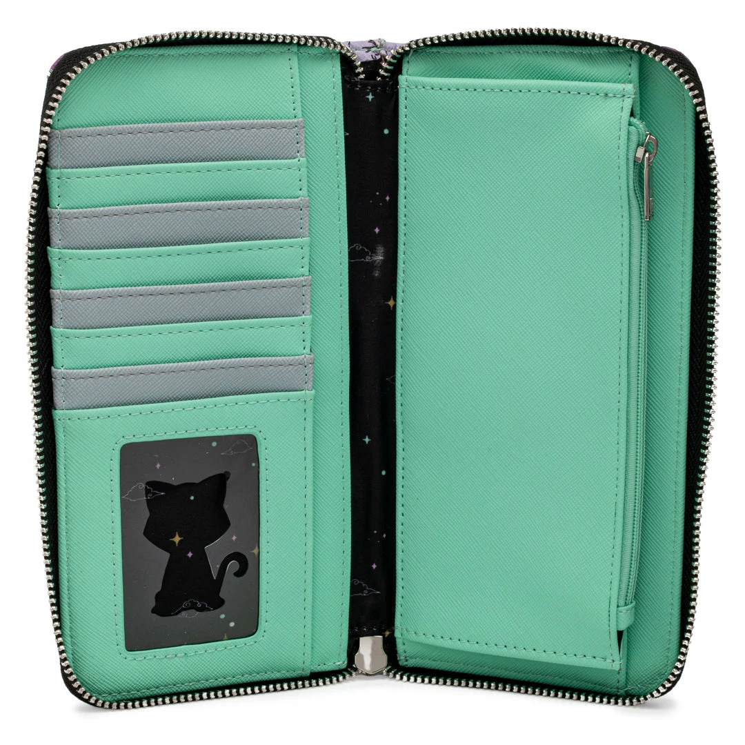 LOUNGEFLY Disney Hocus Pocus Scene Aop Ziparound Wallet New 6 LOUNGEFLY Disney Hocus Pocus Scene Aop Ziparound Wallet New