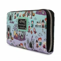 LOUNGEFLY Disney Hocus Pocus Scene Aop Ziparound Wallet New 11 LOUNGEFLY Disney Hocus Pocus Scene Aop Ziparound Wallet New