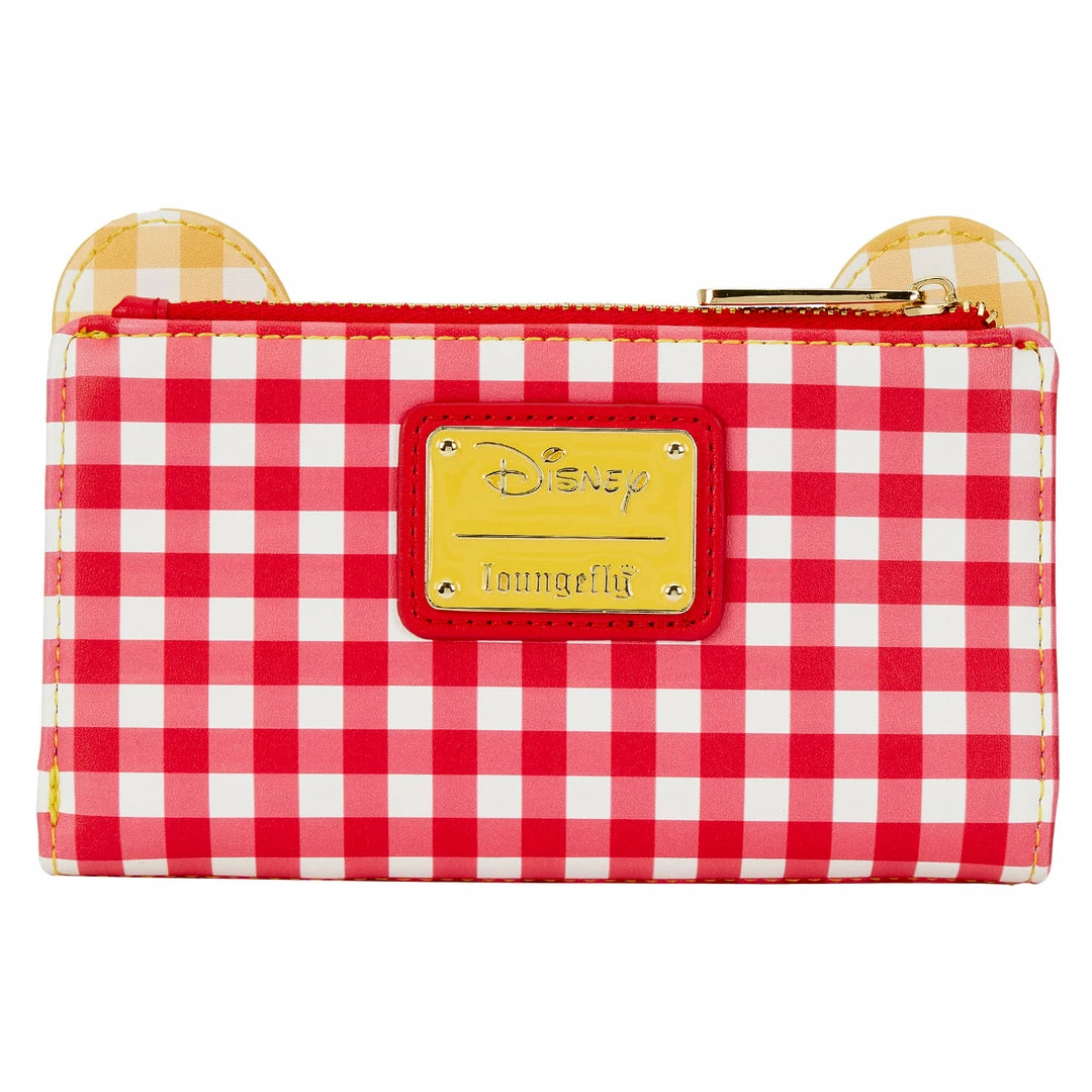 New LOUNGEFLY DISNEY WINNIE THE POOH GINGHAM WALLET 4 New LOUNGEFLY DISNEY WINNIE THE POOH GINGHAM WALLET