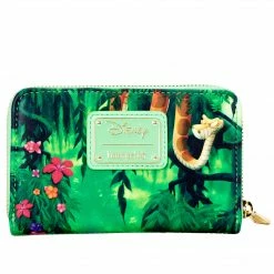 LOUNGEFLY DISNEY JUNGLE BOOK BARE NECESSITIES ZIP AROUND WALLET New