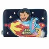 New LOUNGEFLY Women's Disney Lilo And Stitch Space Adventure Zip-Around Wallet 1 New LOUNGEFLY Women's Disney Lilo And Stitch Space Adventure Zip-Around Wallet