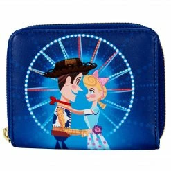 New LOUNGEFLY PIXAR MOMENT TOY STORY WOODY BO PEEP WALLET