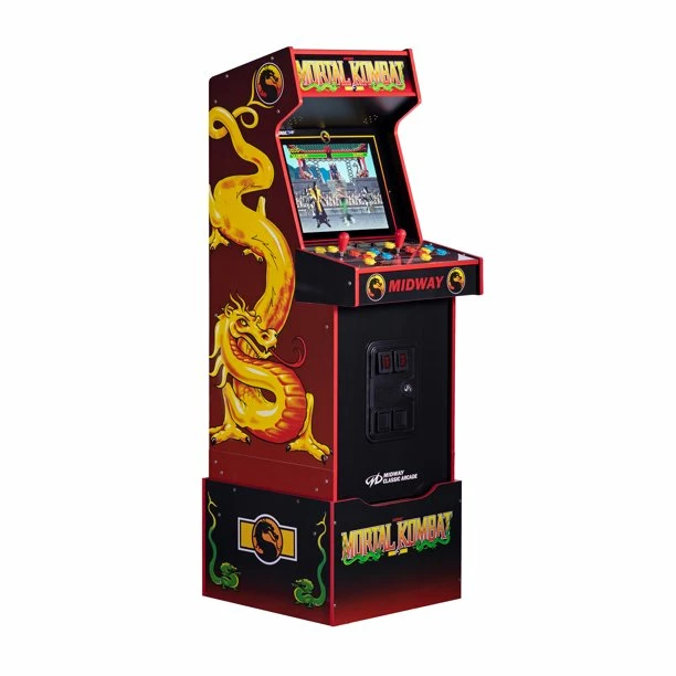 Arcade1UP - Mortal Kombat, 30th Anniversary 14 N 1 Legacy Edition, Video Game Arcade Machine With Custom Riser New 3 Arcade1UP - Mortal Kombat, 30th Anniversary 14 N 1 Legacy Edition, Video Game Arcade Machine With Custom Riser New