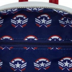 New LOUNGEFLY MARVEL FALCON CAPTAIN AMERICA COSPLAY MINI BACKPACK 9 New LOUNGEFLY MARVEL FALCON CAPTAIN AMERICA COSPLAY MINI BACKPACK