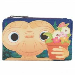 New LOUNGEFLY ET FLOWER POT FLAP WALLET