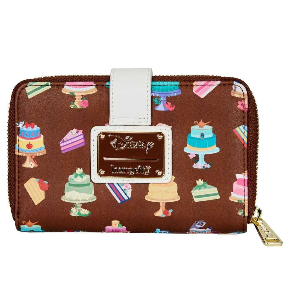 LOUNGEFLY Disney Princess Cakes Zip Around Wallet 3 LOUNGEFLY Disney Princess Cakes Zip Around Wallet