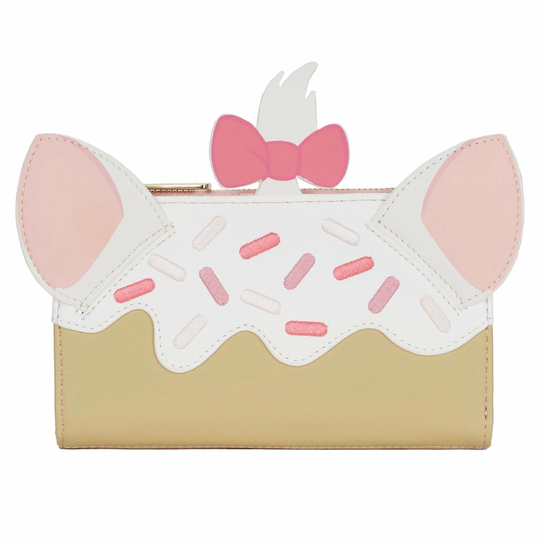LOUNGEFLY DISNEY MARIE SWEETS FLAP WALLET 3 LOUNGEFLY DISNEY MARIE SWEETS FLAP WALLET
