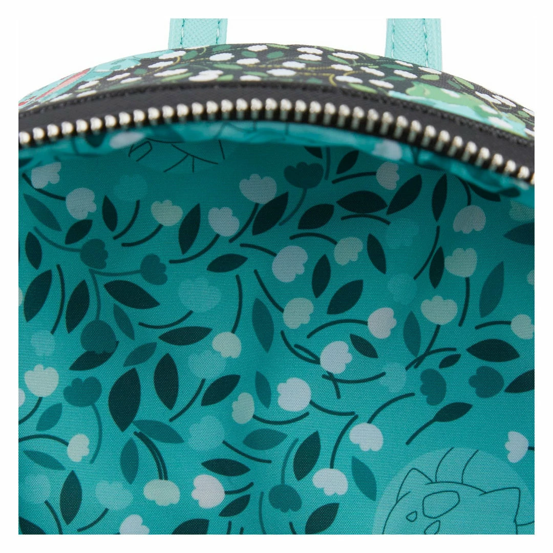 LOUNGEFLY POKEMON BULBASAUR AOP MINI BACKPACK New 5 LOUNGEFLY POKEMON BULBASAUR AOP MINI BACKPACK New