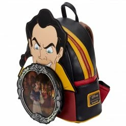 New LOUNGEFLY DISNEY VILLAINS SCENE GASTON MINI BACKPACK 13 New LOUNGEFLY DISNEY VILLAINS SCENE GASTON MINI BACKPACK