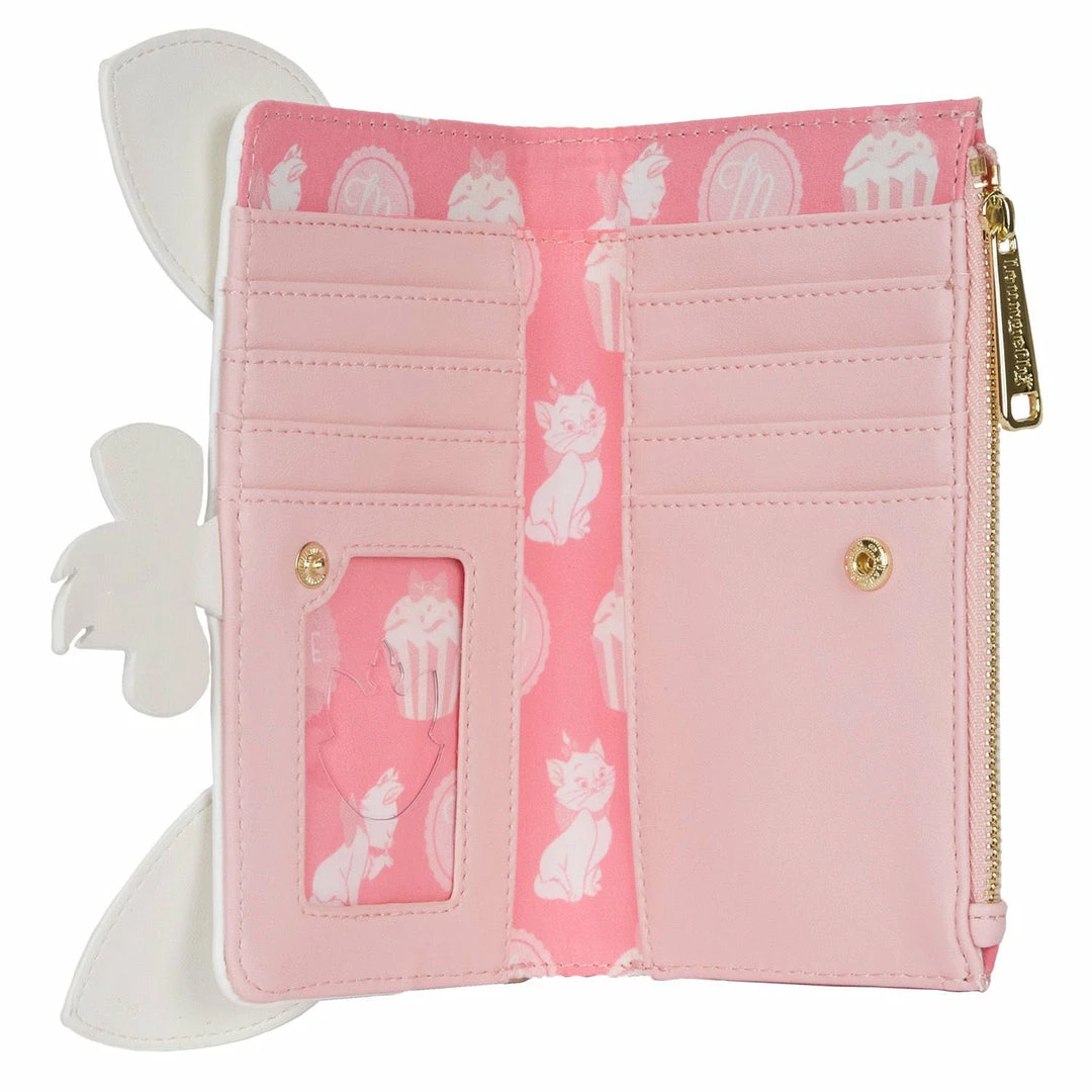 LOUNGEFLY DISNEY MARIE SWEETS FLAP WALLET 5 LOUNGEFLY DISNEY MARIE SWEETS FLAP WALLET