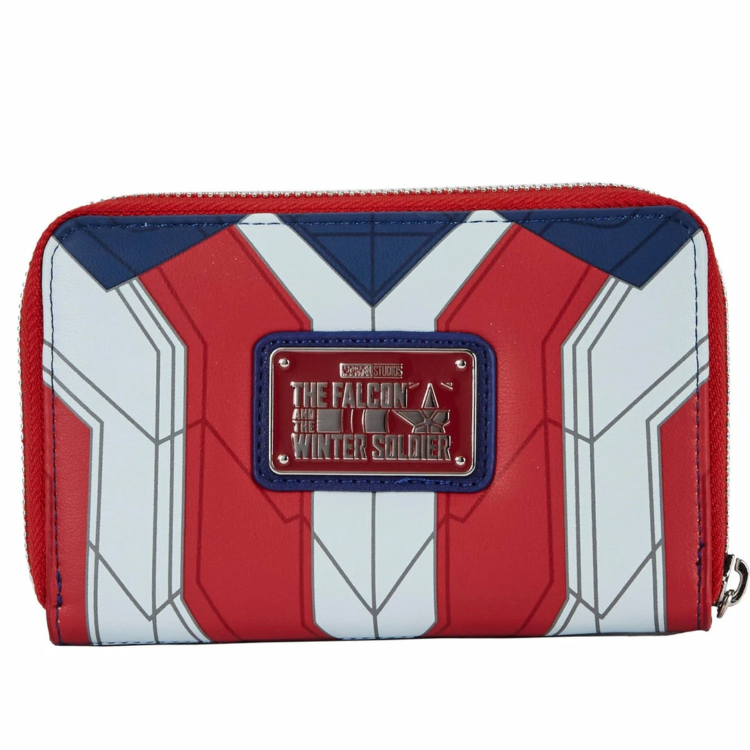 New LOUNGEFLY MARVEL FALCON CAPTAIN AMERICA COSPLAY ZIP AROUND WALLET 3 New LOUNGEFLY MARVEL FALCON CAPTAIN AMERICA COSPLAY ZIP AROUND WALLET
