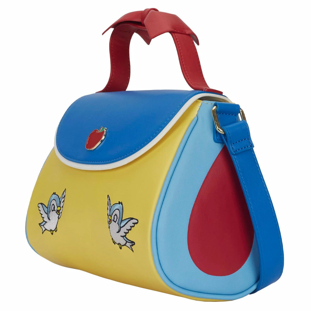 LOUNGEFLY DISNEY SNOW WHITE COSPLAY BOW HANDBAG 7 LOUNGEFLY DISNEY SNOW WHITE COSPLAY BOW HANDBAG
