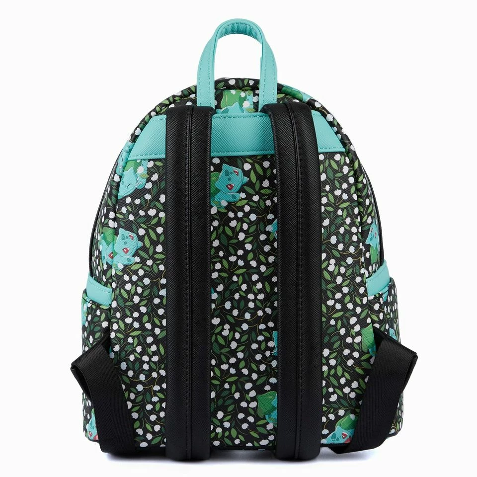 LOUNGEFLY POKEMON BULBASAUR AOP MINI BACKPACK New 4 LOUNGEFLY POKEMON BULBASAUR AOP MINI BACKPACK New