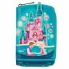 LOUNGEFLY Tangled Rapunzel Castle Glow In The Dark Zip Around Wallet New 1 LOUNGEFLY Tangled Rapunzel Castle Glow In The Dark Zip Around Wallet New