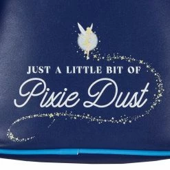 LOUNGEFLY Disney Peter Pan Glow Clock Women's Double Strap Shoulder Bag Purse New 14 LOUNGEFLY Disney Peter Pan Glow Clock Women's Double Strap Shoulder Bag Purse New