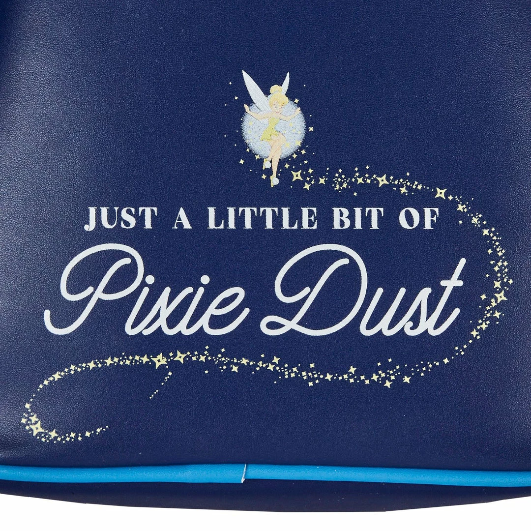 LOUNGEFLY Disney Peter Pan Glow Clock Women's Double Strap Shoulder Bag Purse New 7 LOUNGEFLY Disney Peter Pan Glow Clock Women's Double Strap Shoulder Bag Purse New