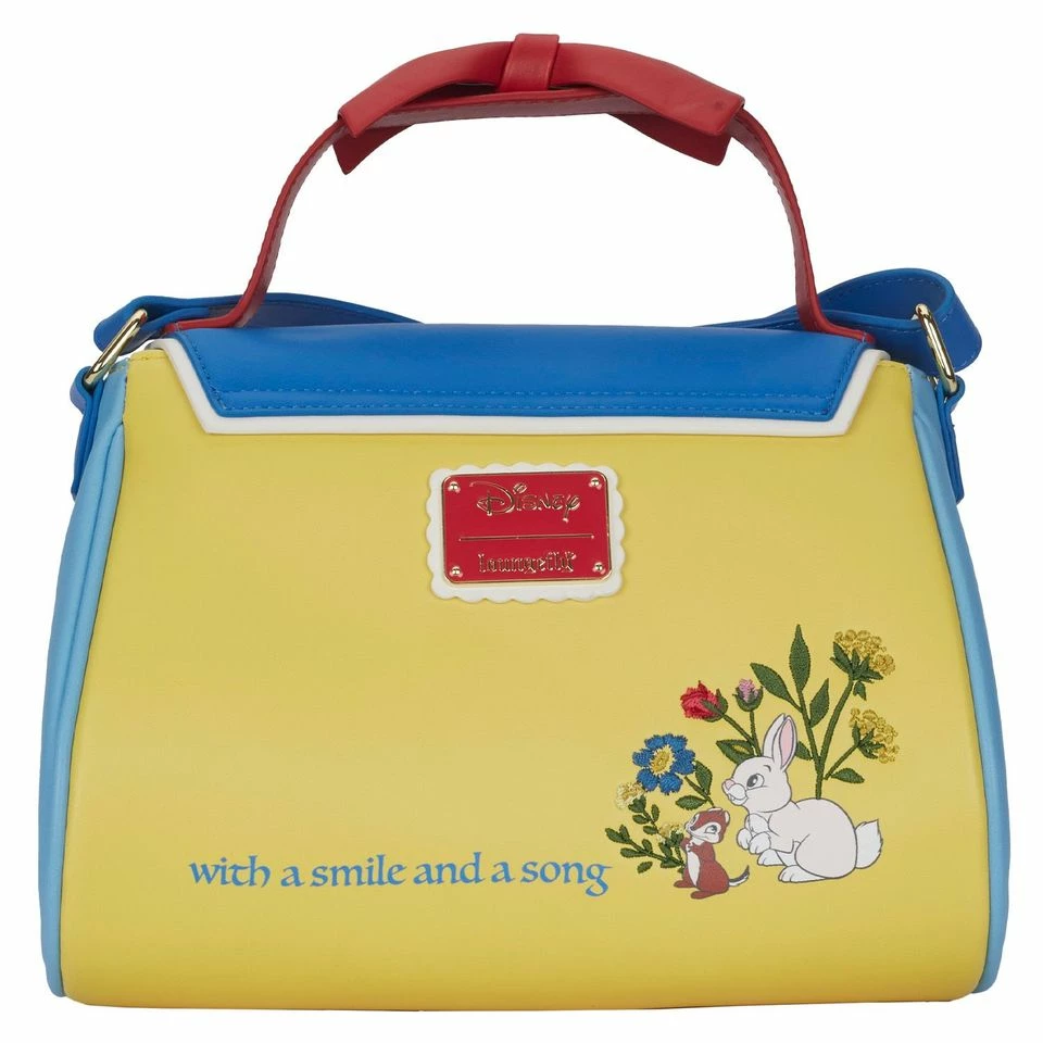 LOUNGEFLY DISNEY SNOW WHITE COSPLAY BOW HANDBAG 4 LOUNGEFLY DISNEY SNOW WHITE COSPLAY BOW HANDBAG